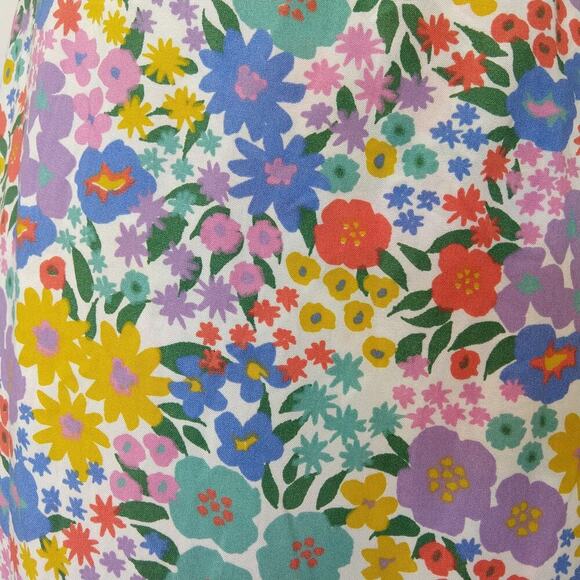 Sugarhill Brighton Floral Print Wrap Midi Dress Size 6 V Neck Short Sleeve White - Picture 6 of 10